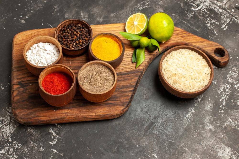 ilustrasi rempah halus