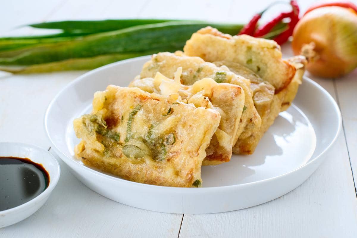 Ilustrasi tempe goreng