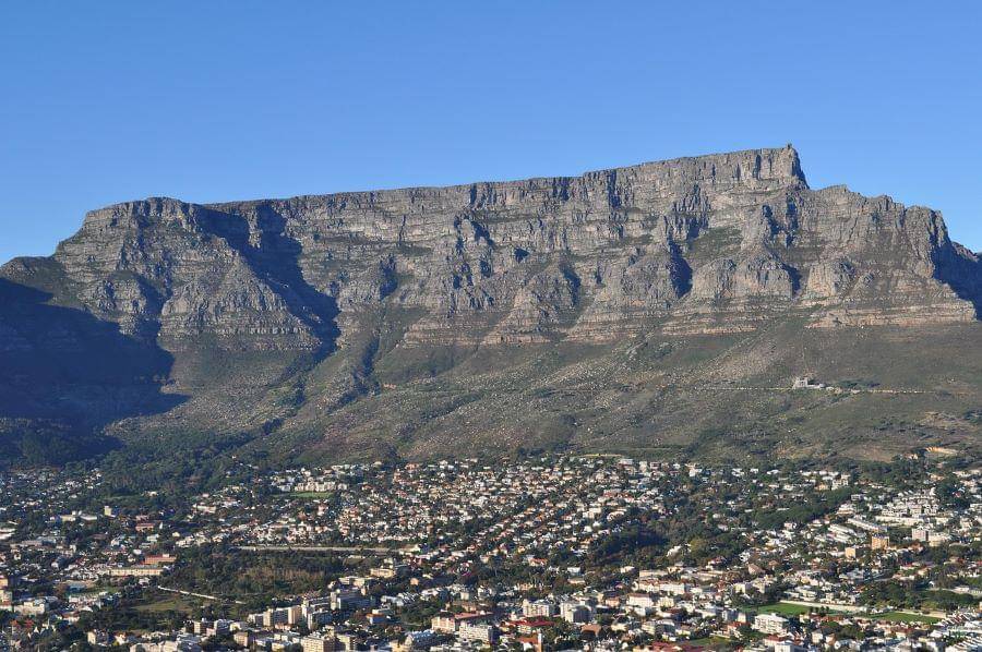Table Mountain di Cape Town, Afrika Selatan