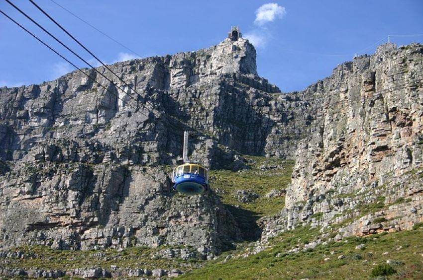 Kereta gantung menuju Table Mountain