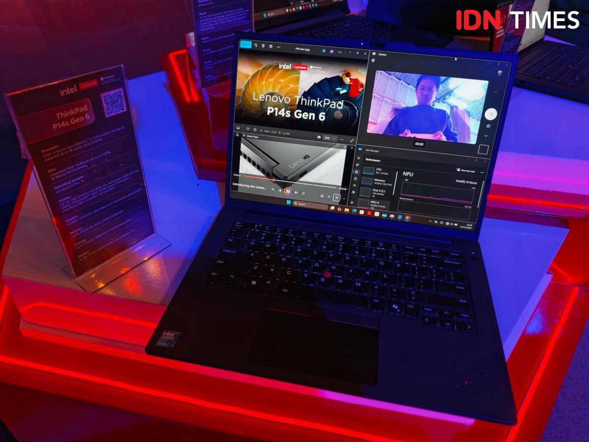 Lenovo ThinkPad P14s Gen 6 (IDN Times/Fatkhur Rozi)