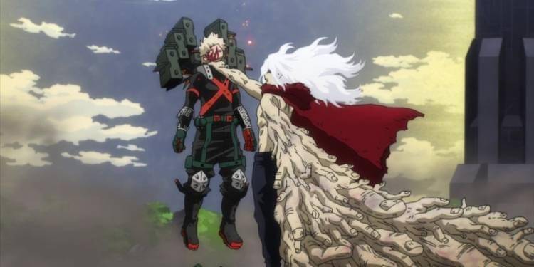 Shigaraki Tomura Membunuh Bakugo (dok. Bones/My Hero Academia)