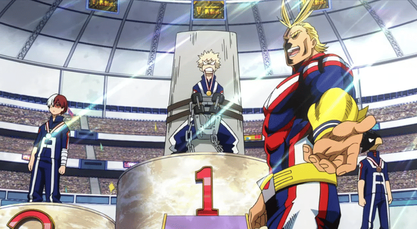 Bakugo memenangkan Festival Olahraga