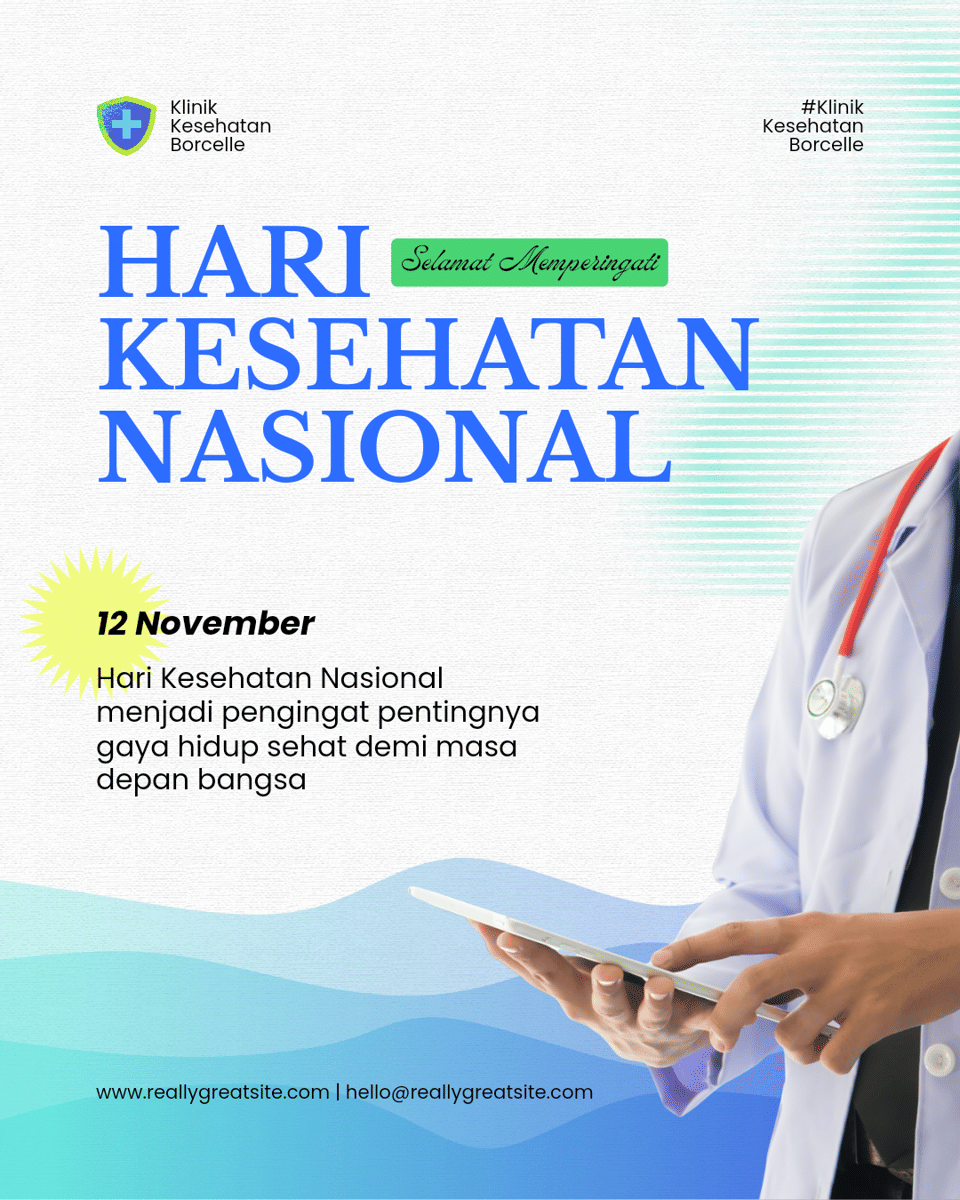 poster Hari Kesehatan Nasional