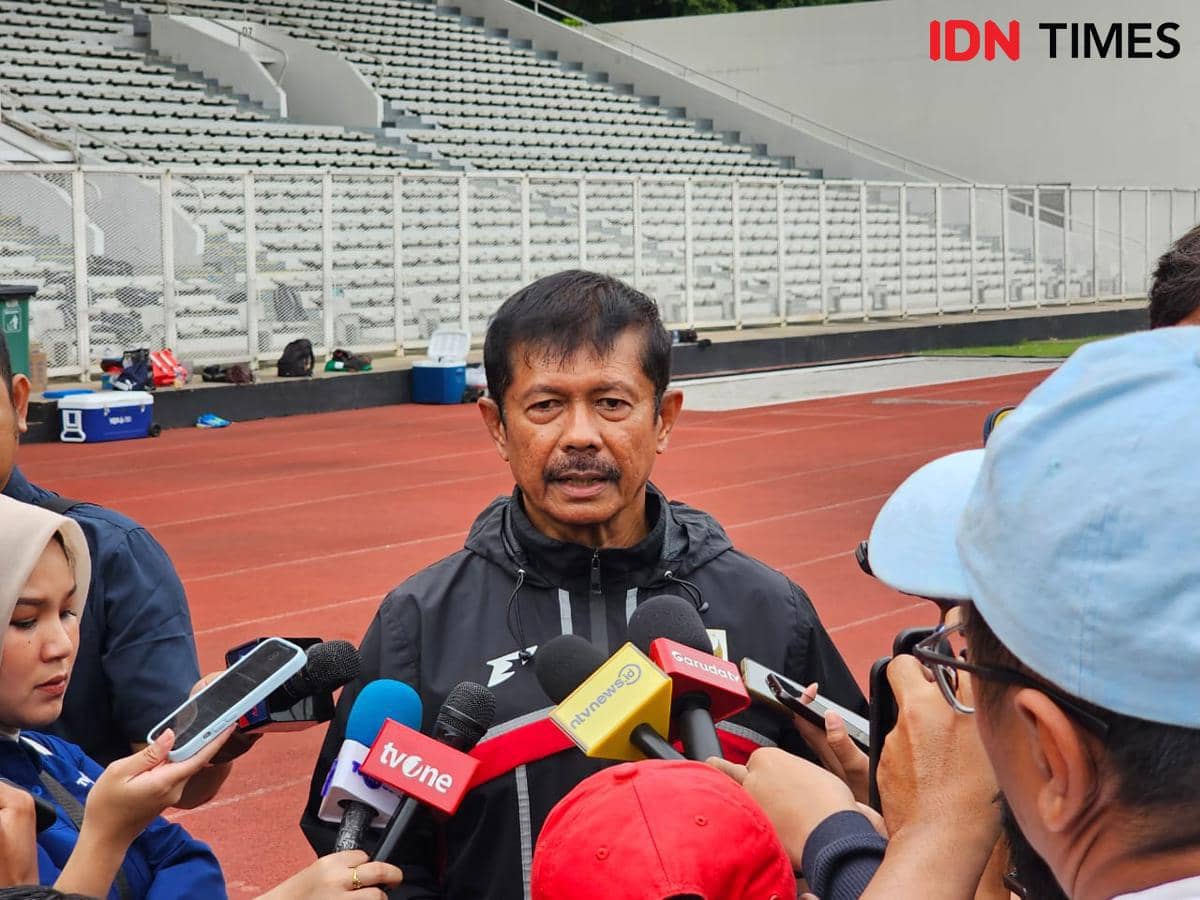Pelatih Timnas U-22, Indra Sjafri. (IDN Times/Sandy Firdaus)