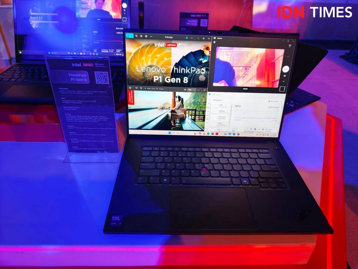 Lenovo ThinkPad P1 Gen 8 (IDN Times/Fatkhur Rozi)