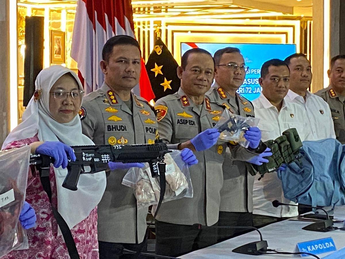 Polda Metro Jaya mengungkap motif aksi peledakan di SMA 72 Jakarta