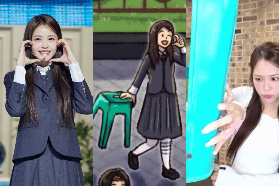 Carmen Hearts2Hearts muncul di poster Hari Pahlawan KAI (dok. SM Entertainment | x.com/KAI121 | instagram.com/hearts2hearts)