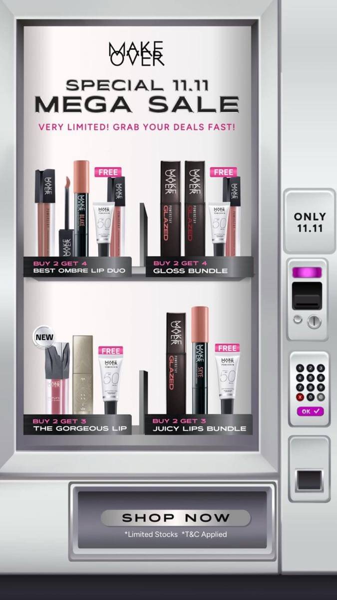 Diskon makeup 11.11 (instagram.com/makeoverid)