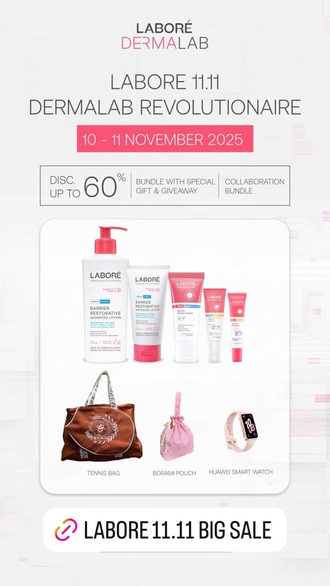 Diskon skincare 11.11 (instagram.com/laboreskinexpert)