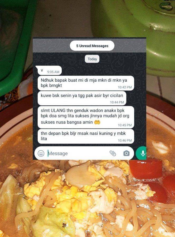 cerita sedih tentang makanan di X