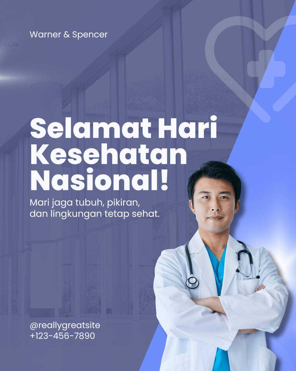 poster hari Kesehatan Nasional