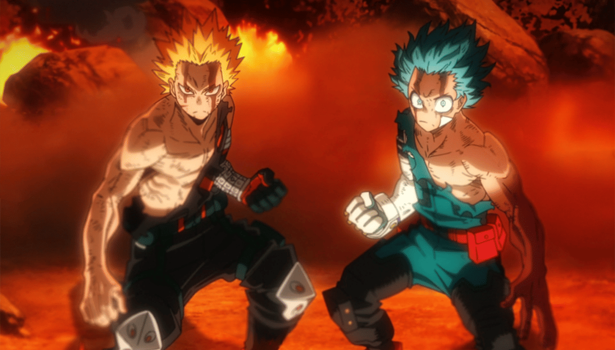 Bakugo menggunakan One For All