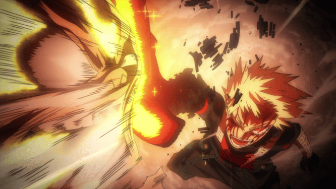 Bakugo mengalahkan AFO