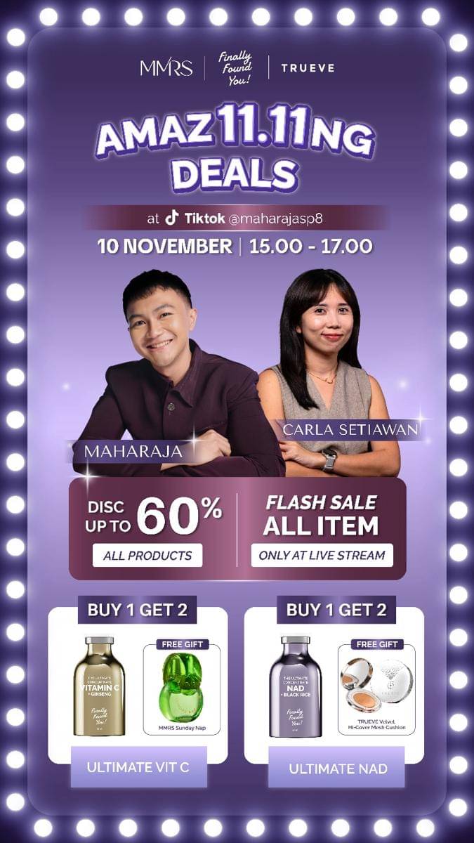 Diskon skincare 11.11 (instagram.com/trueve.id)
