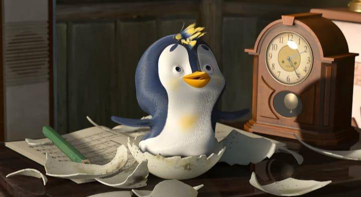 Penguin di Masha and The Bear