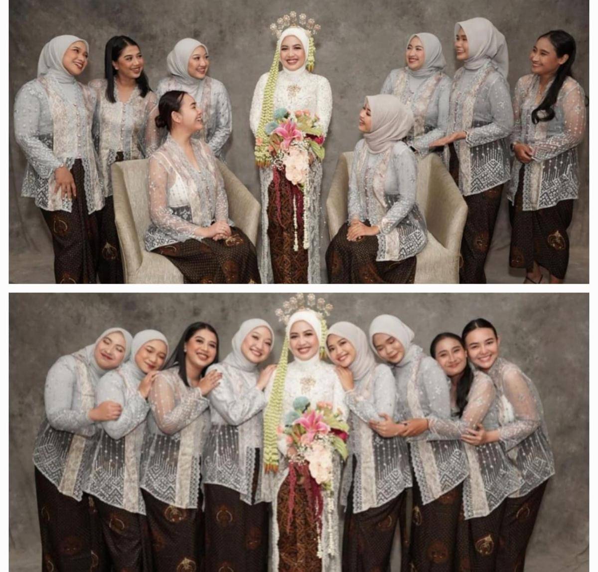 penampilan natural Amanda Manopo jadi bridesmaid