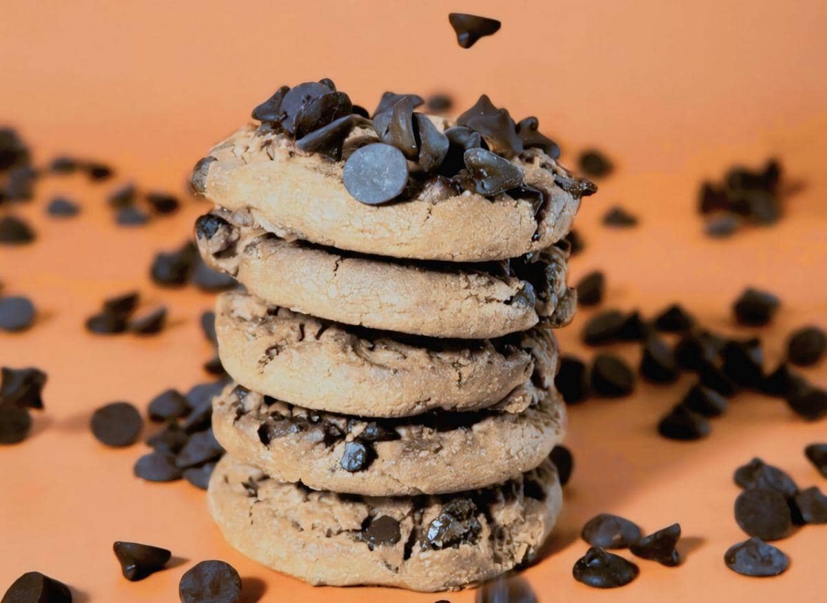 ilustrasi choco chips cookies 