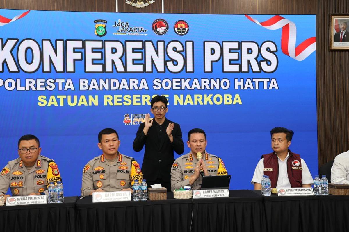 Polres Bandara Soetta tangkap pengedar zat etomidate