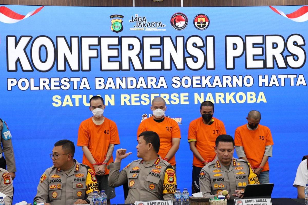 Polres Bandara Soetta tangkap pengedar zat etomidate