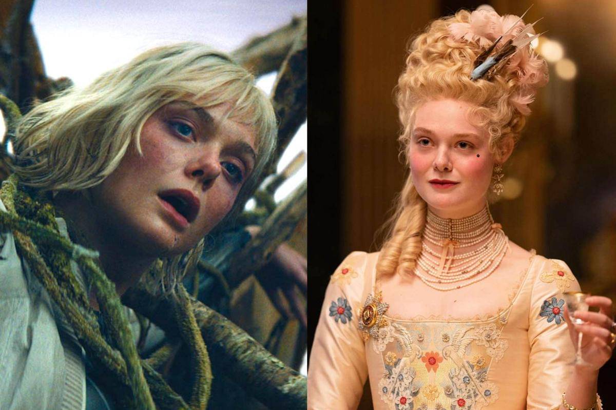 Elle Fanning dalam film Predator: Badlands dan serial The Great