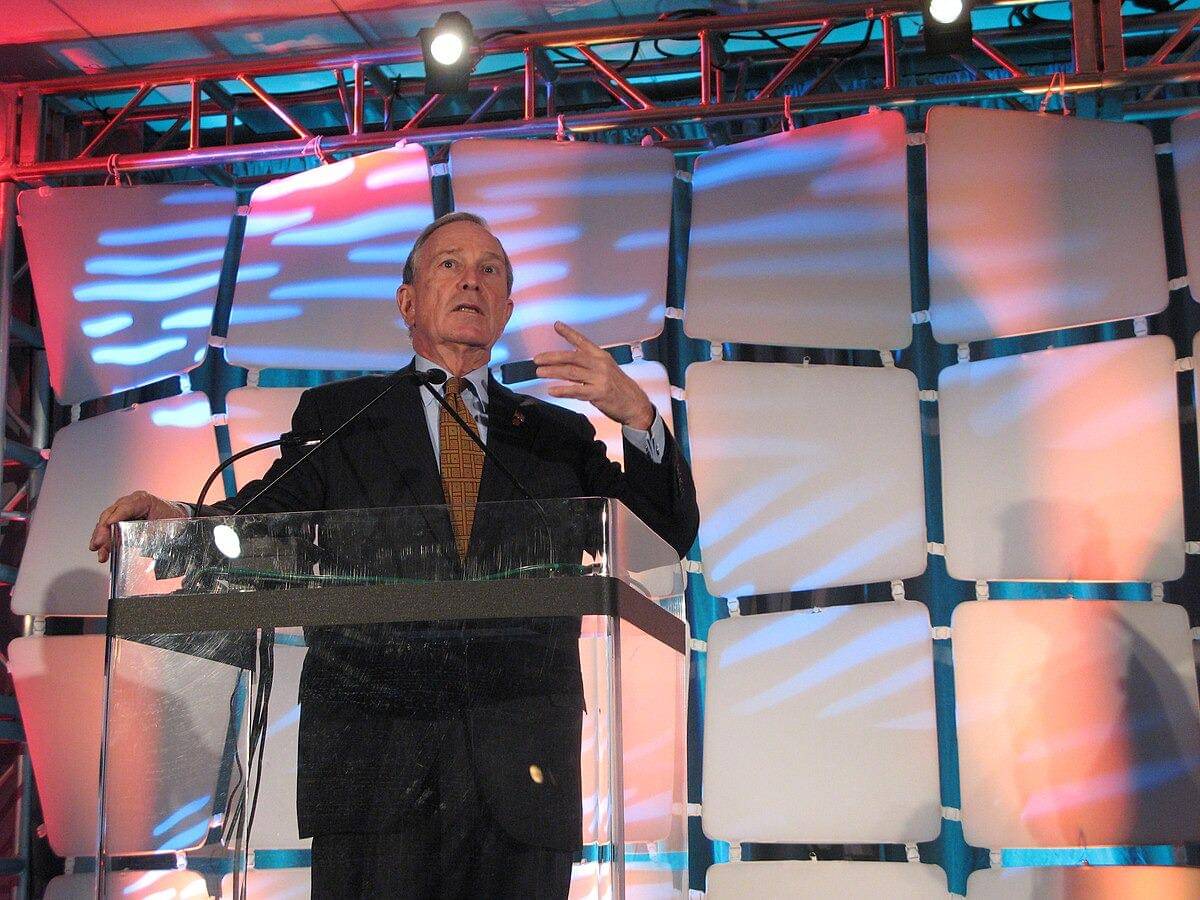 Michael Bloomberg (TechCrunch, CC BY 2.0, via Wikimedia Commons)
