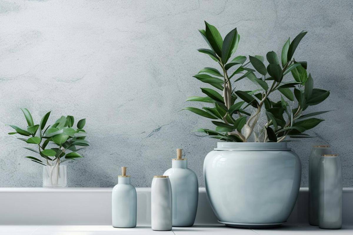 ilustrasi tanaman zz plant