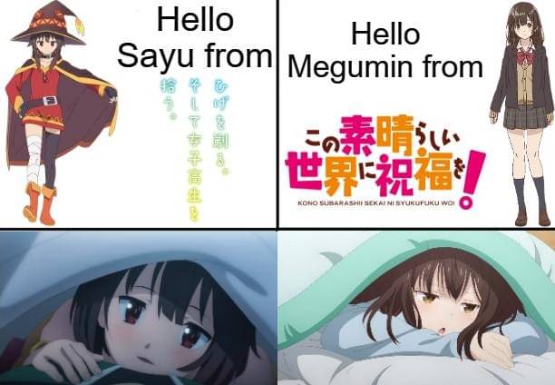 meme anime tentang selimut