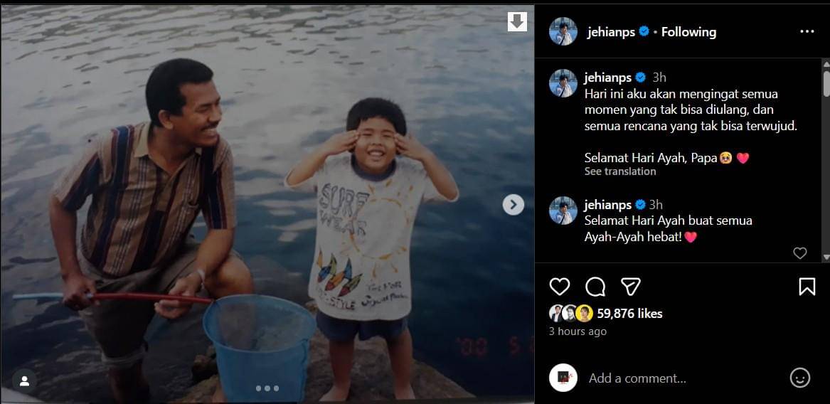 Ucapan Menyentuh Artis di Hari Ayah 2025 