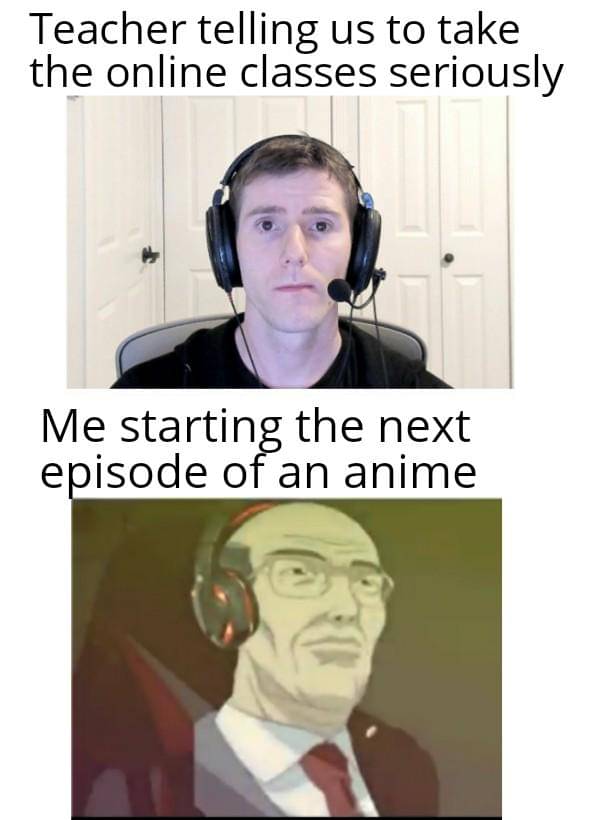 meme kartun tentang kelas online