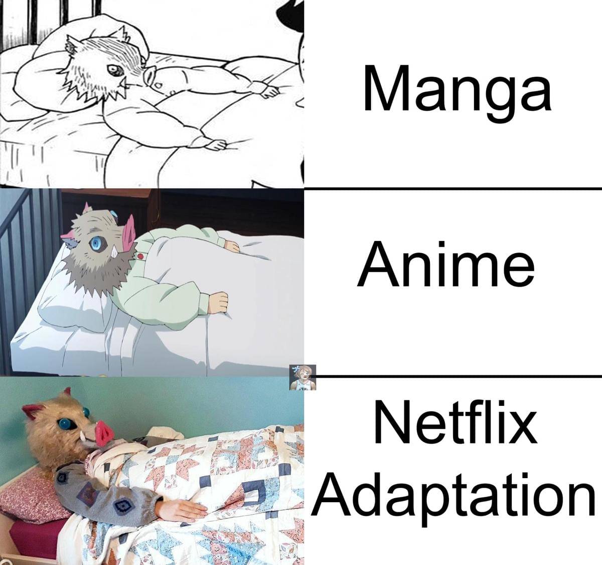 meme anime tentang selimut