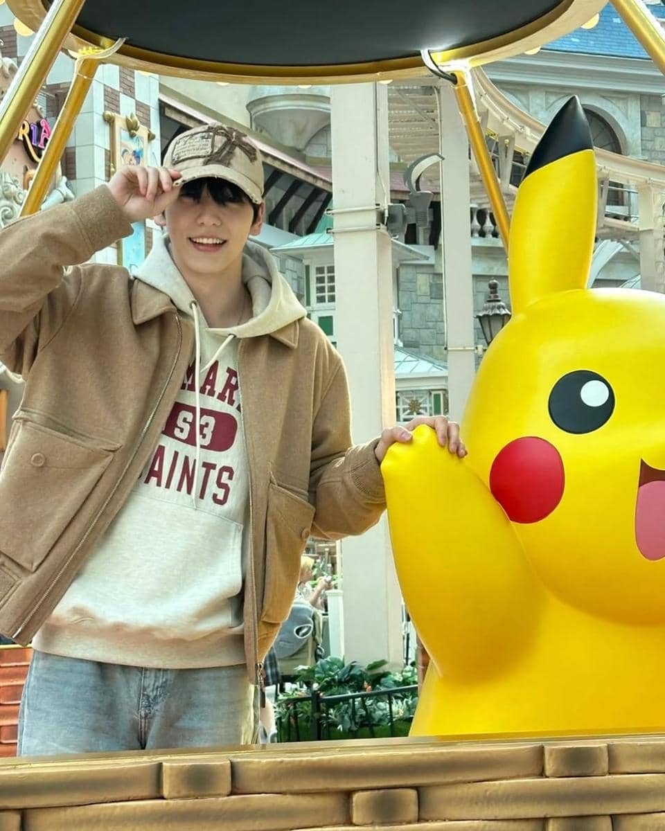 referensi outfit kasual remaja ala Soobin TXT