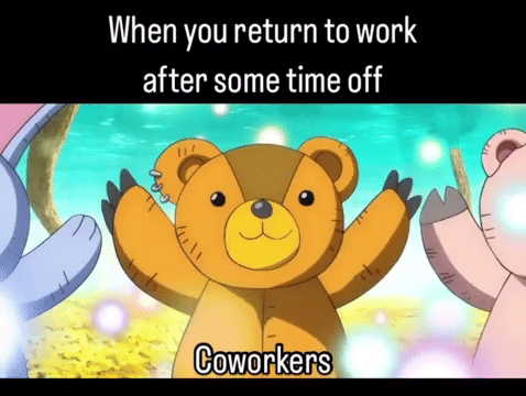 meme anime tentang liburan