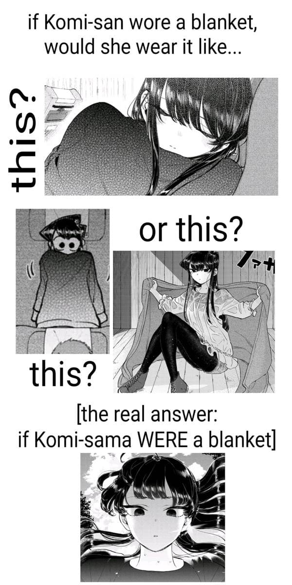 meme anime tentang selimut