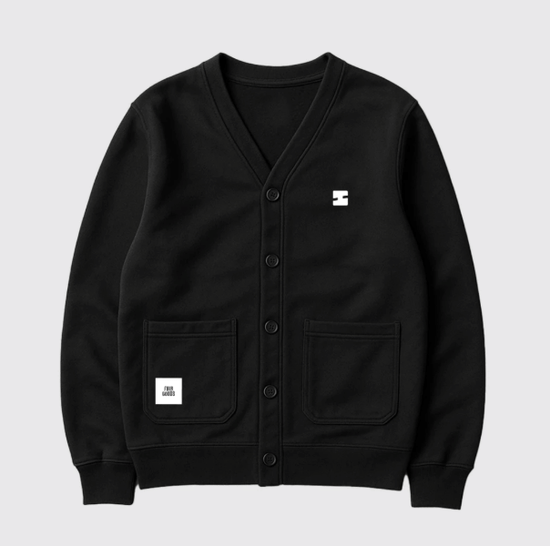 Fairgoods Basic Cardigans Ohayo Black