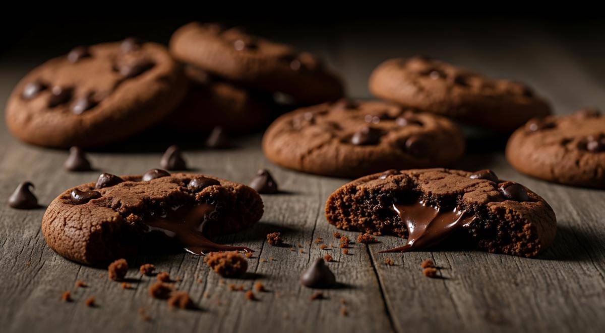 kukis isi cokelat lumer