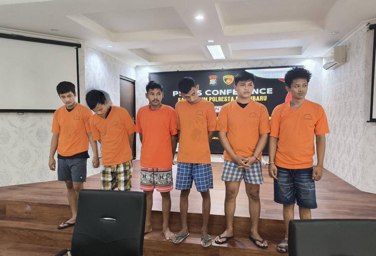 Ini tampang pelaku utama Curanmor di Kota Pekanbaru dan penadahnya