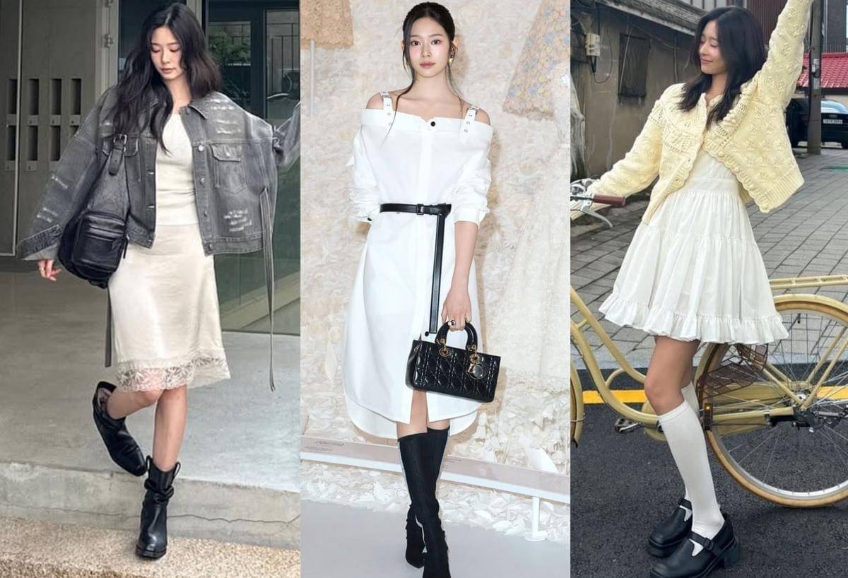 Inspirasi OOTD ala Kim Min Ju