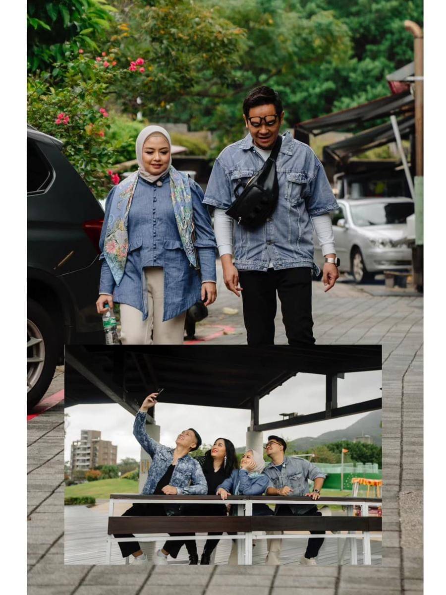 Tika Ramlan dan Sahabat liburan ke Kota Tamsui, Taiwan