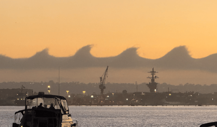 Potret awan Kelvin-Helmholtz