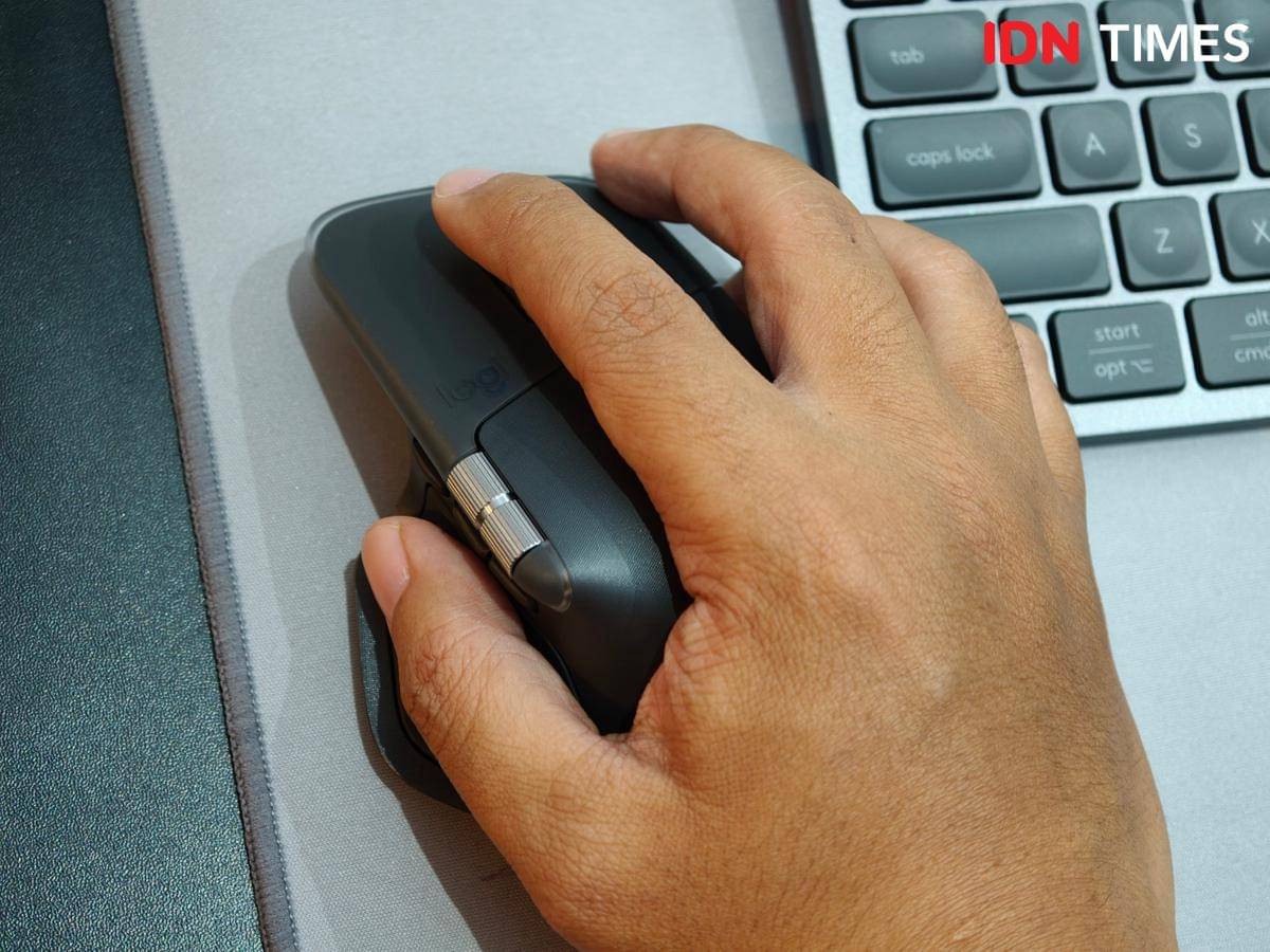 Logitech MX Master 4 (IDN Times/Fatkhur Rozi)