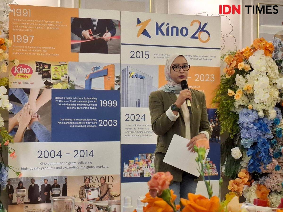 Arviane, Head of PR Kino Indonesia saat Media Gathering pada Rabu (12/11/2025) di Jakarta Selatan