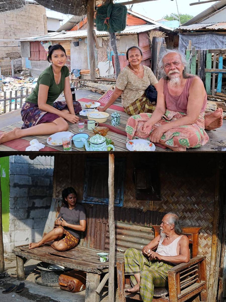 Potret di balik layar keluarga Claresta Taufan di film Pangku