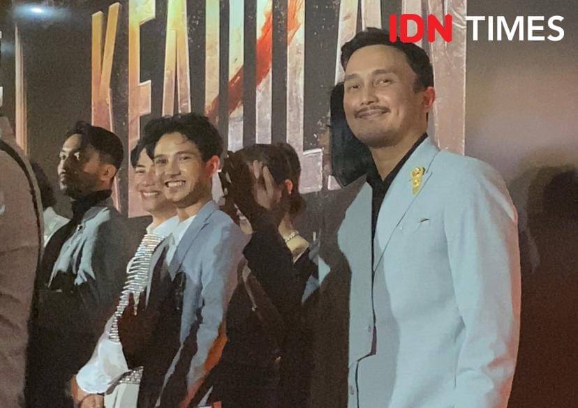 potret artis di red carpet film Keadilan (The Verdict)