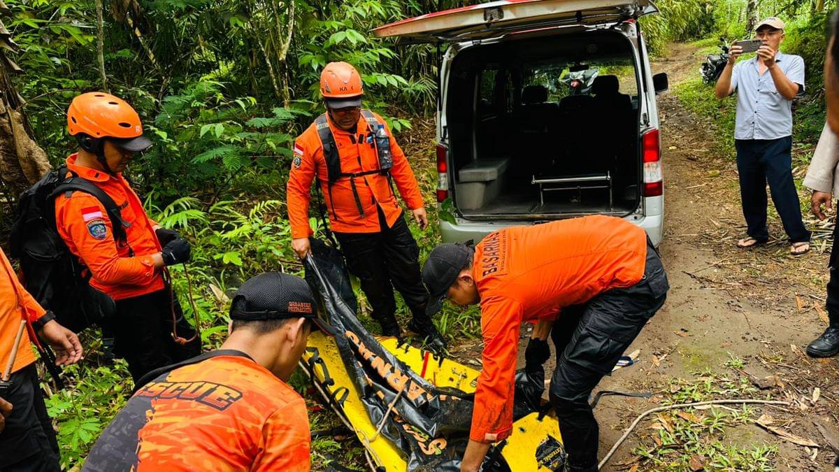 Pencarian warga hilang di Kecamatan Abang, Karangasem.