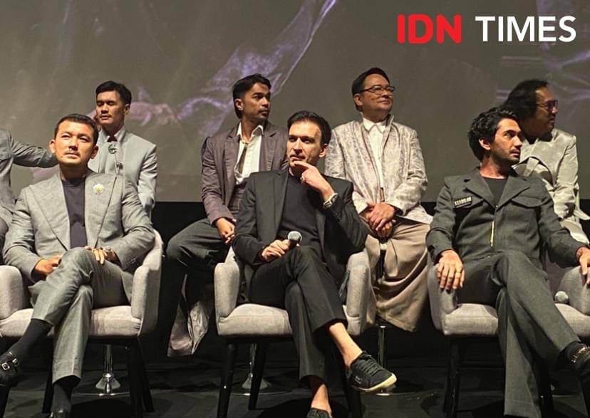 potret press conference film Keadilan (The Verdict)