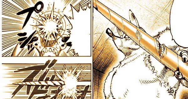 Serangan kombinasi tiga monster - One Punch Man