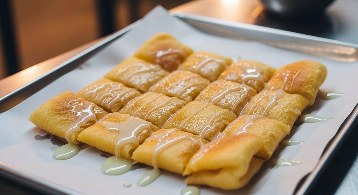 ilustrasi pancake pisang ala thailand