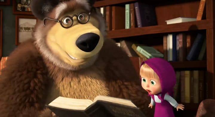 Ayah Bear di Masha and The Bear