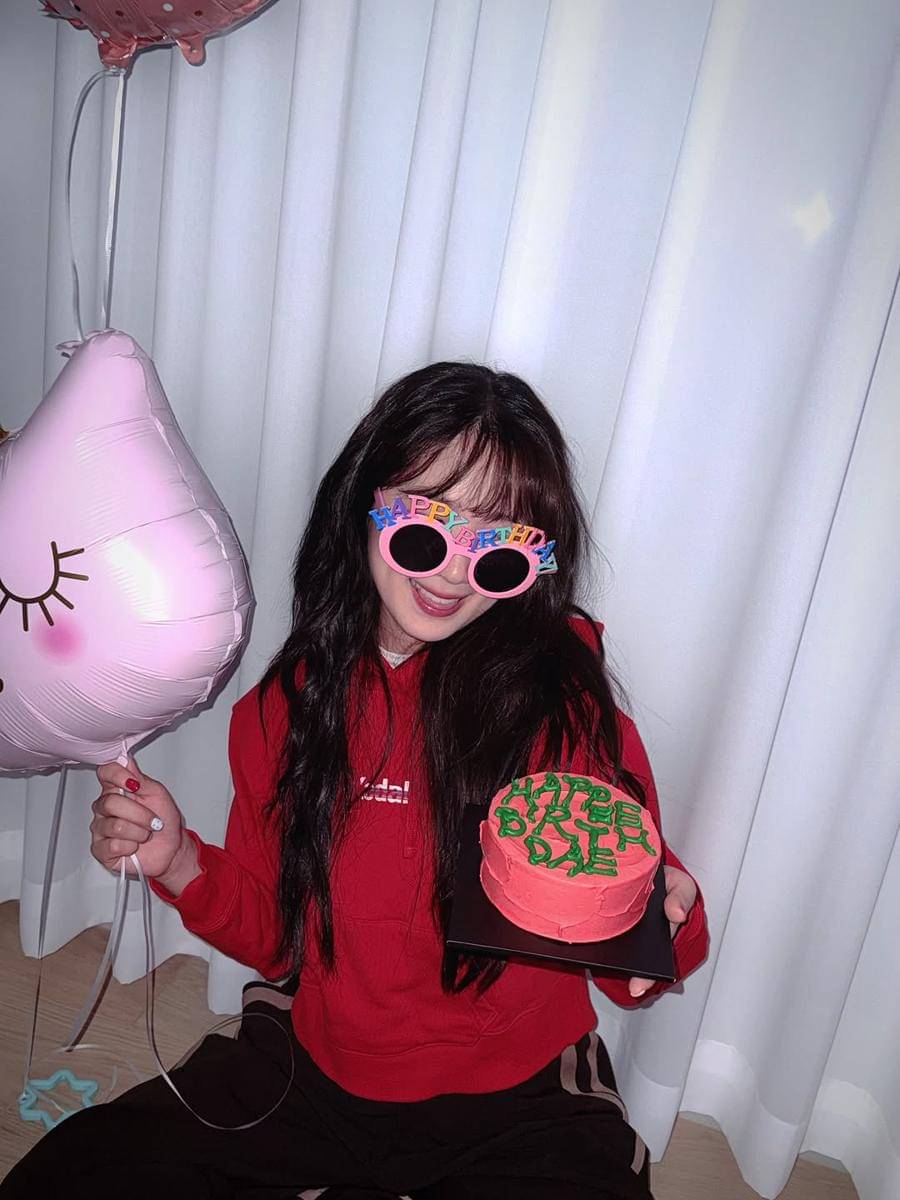 potret ulang tahun Kim Hye Yoon